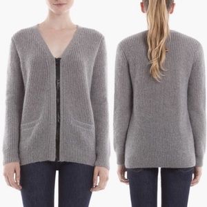 Sandro Galiepette Zippered Cardigan Sweater